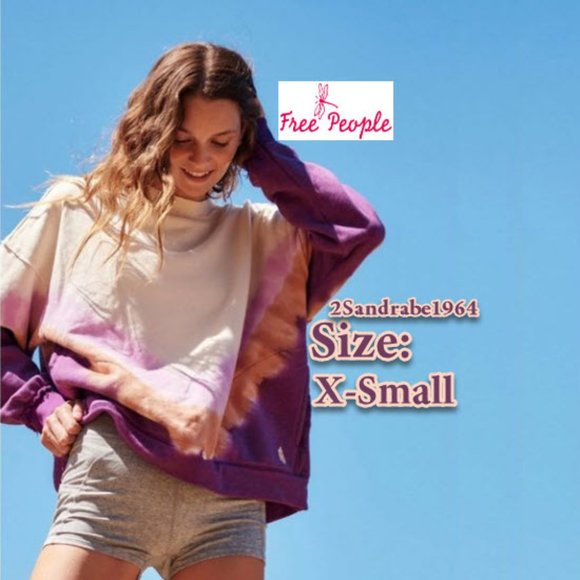 Free People FP Movement Ombre Tie-Dye Metti Crew Sweatshirt - Picture 3 of 16